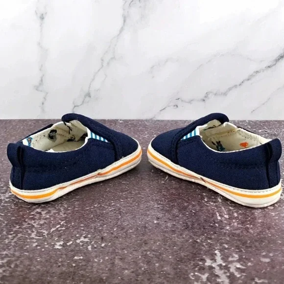 Carter's Child of Mine 0-3 Month Shoes - Navy Blue - Picture 5 of 7